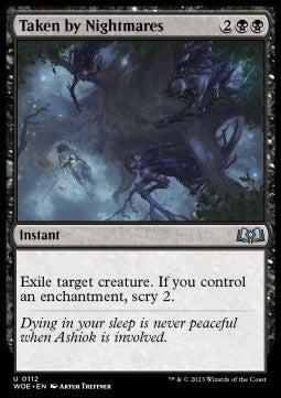 Wilds of Eldraine 0112 Taken by Nightmares (Foil)