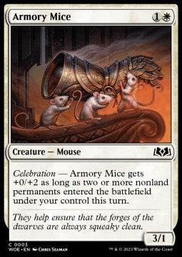 Wilds of Eldraine 0003 Armory Mice (Foil)