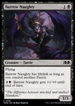 Wilds of Eldraine 0081 Barrow Naughty