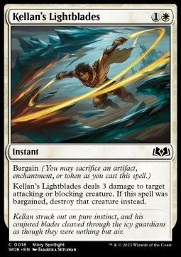 Wilds of Eldraine 0018 Kellan's Lightblades (Foil)