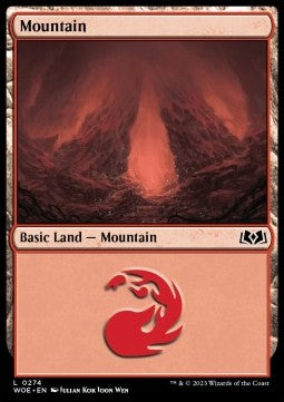 Wilds of Eldraine 0274 Mountain (Foil)