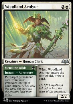 Wilds of Eldraine 0241 Woodland Acolyte