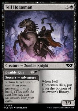 Wilds of Eldraine 0092 Fell Horseman