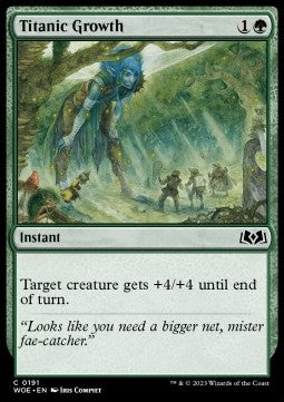 Wilds of Eldraine 0191 Titanic Growth (Foil)