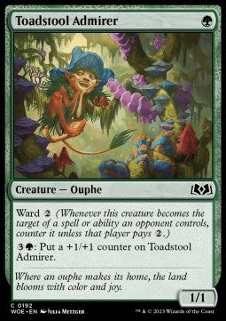 Wilds of Eldraine 0192 Toadstool Admirer