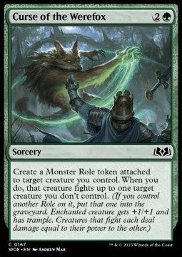 Wilds of Eldraine 0167 Curse of the Werefox (Foil)