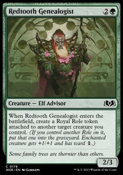 Wilds of Eldraine 0179 Redtooth Genealogist