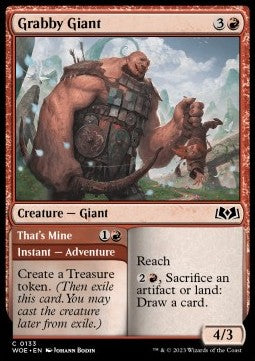 Wilds of Eldraine 0133 Grabby Giant