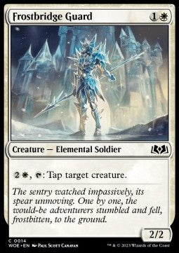 Wilds of Eldraine 0014 Frostbridge Guard (Foil)