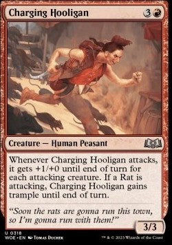 Wilds of Eldraine 0318 Charging Hooligan