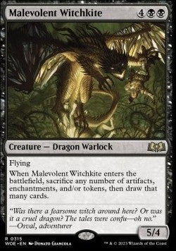 Wilds of Eldraine 0315 Malevolent Witchkite