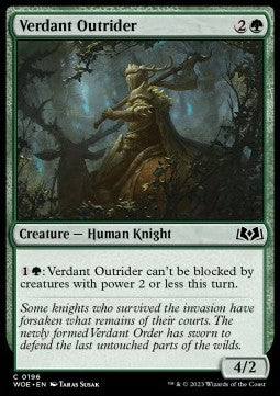 Wilds of Eldraine 0196 Verdant Outrider