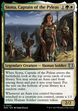 Wilds of Eldraine Commander 0144 Siona, Captain of the Pyleas