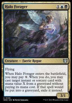 Wilds of Eldraine Commander 0139 Halo Forager