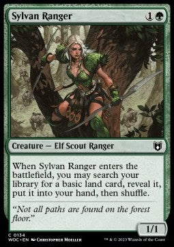 Wilds of Eldraine Commander 0134 Sylvan Ranger