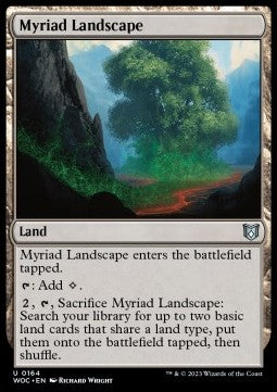 Wilds of Eldraine Commander 0164 Myriad Landscape