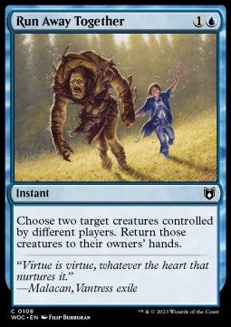 Wilds of Eldraine Commander 0108 Run Away Together