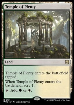 Wilds of Eldraine Commander 0171 Temple of Plenty