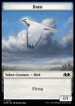 Bird 0001 Wilds of Eldraine Token