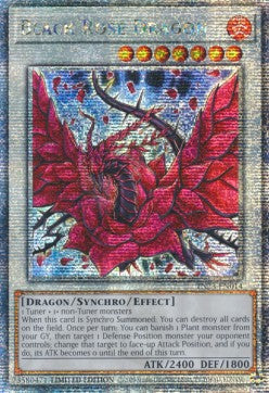 Black Rose Dragon (Quarter Century Secret Rare)(TN23-EN014)