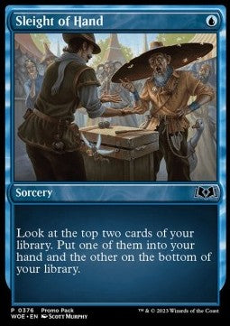 Wilds of Eldraine 0376 Sleight of Hand (Promo)