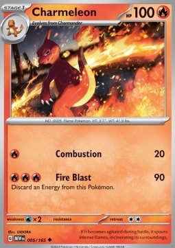 Pokemon 151 005/165 Charmeleon