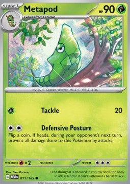 Pokemon 151 011/165 Metapod