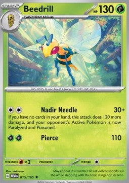 Pokemon 151 015/165 Beedrill (Holo)