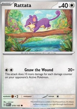 Pokemon 151 019/165 Rattata