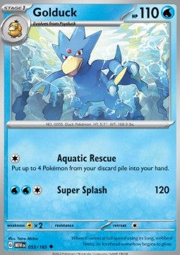 Pokemon 151 055/165 Golduck