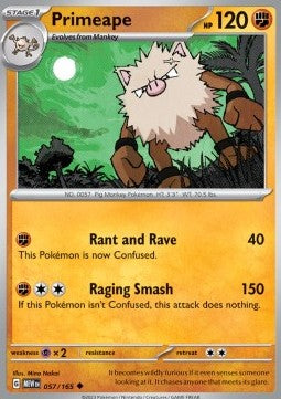 Pokemon 151 057/165 Primeape