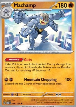 Pokemon 151 068/165 Machamp (Holo)