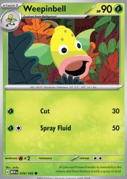 Pokemon 151 070/165 Weepinbell