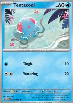 Pokemon 151 072/165 Tentacool