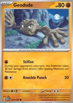 Pokemon 151 074/165 Geodude