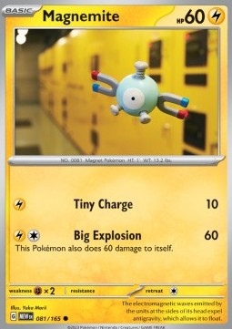 Pokemon 151 081/165 Magnemite