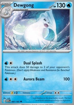 Pokemon 151 087/165 Dewgong