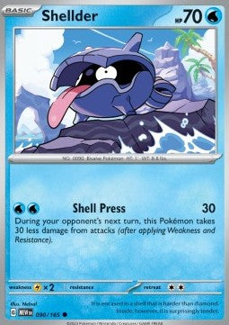 Pokemon 151 090/165 Shellder