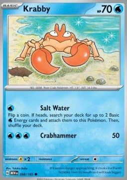 Pokemon 151 098/165 Krabby