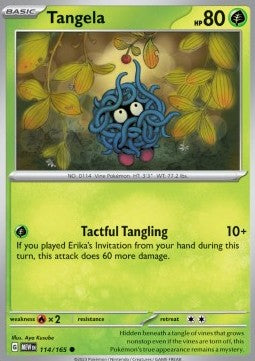 Pokemon 151 114/165 Tangela