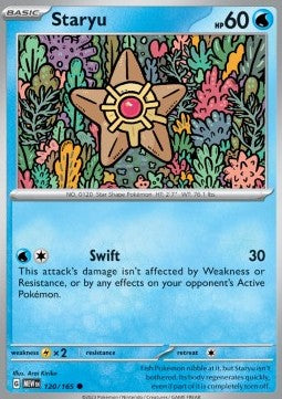 Pokemon 151 120/165 Staryu