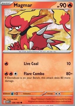 Pokemon 151 126/165 Magmar