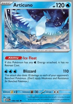 Pokemon 151 144/165 Articuno (Reverse Holo)