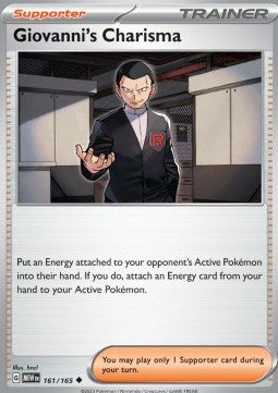 Pokemon 151 161/165 Giovanni's Charisma