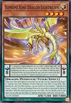 Supreme King Dragon Lightwurm (AGOV-EN002)