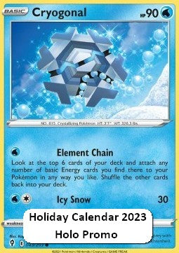 Evolving Skies 043/203 Cryogonal (Holiday Promo Holo)