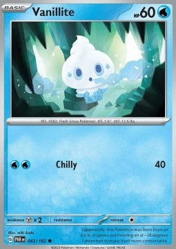 Paradox Rift 043/182 Vanillite (Reverse Holo)