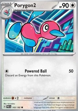 Paradox Rift 143/182 Porygon2 (Reverse Holo)