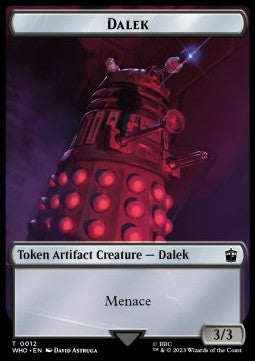 Dalek 0012 Treasure 0031 Doctor Who Token