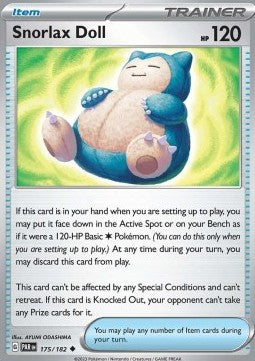 Paradox Rift 175/182 Snorlax Doll